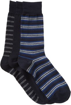 Slate & Stone Striped Crew Socks - Pack of 3 at Nordstrom Rack