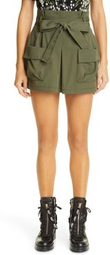 Paperbag Waist Cargo Shorts