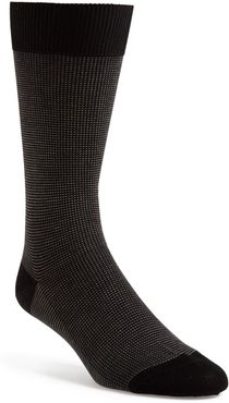 'Tewkesbury' Cotton Lisle Mid Calf Dress Socks