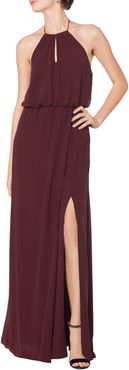 #levkoff Blouson Chiffon A-Line Gown