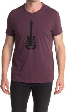 John Varvatos Star USA Embroidered Scorpion Guitar Graphic T-Shirt at Nordstrom Rack