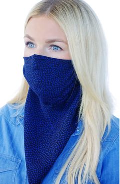 Adult Cotton Blend Face Mask & Neck Drape