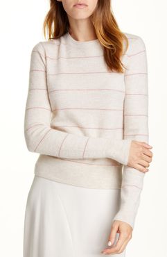 Vince Stripe Fitted Cashmere Crewneck Sweater at Nordstrom Rack
