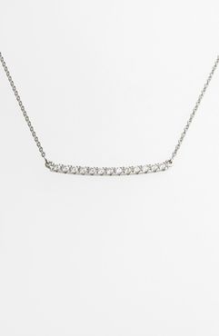 Stick Pave Diamond Bar Necklace (Nordstrom Exclusive)