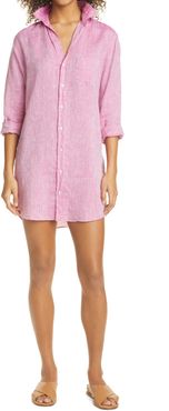 Mary Long Sleeve Linen Shirtdress