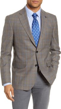 Ted Baker London Jay Trim Fit Plaid Wool Sport Coat at Nordstrom Rack