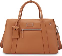 Signature 2.0 Faux Leather Duffle Bag - Brown