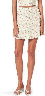 Willow Floral Miniskirt