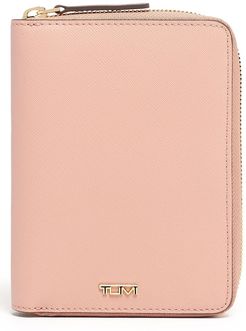 Belden Leather Zip Around Passport Case - Pink