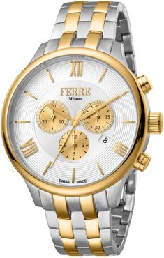 Ferre Milano Men's Mariana Two-Tone Bracelet Watch, 44mm at Nordstrom Rack
