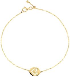 Bony Levy 18K Yellow Gold Pave Diamond Heart Charm Bracelet at Nordstrom Rack