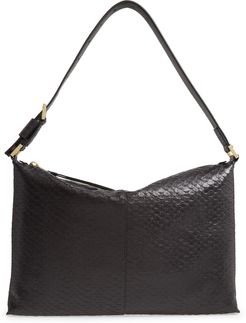 Edbury Leather Shoulder Bag - Black