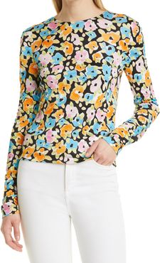 Nova Floral Print Long Sleeve Top