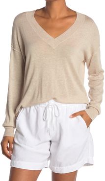 NSF CLOTHING Keva Tissue V-Neck Sweater at Nordstrom Rack