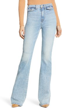 7 For All Mankind Modern A-Pocket High Waist Flare Leg Jeans