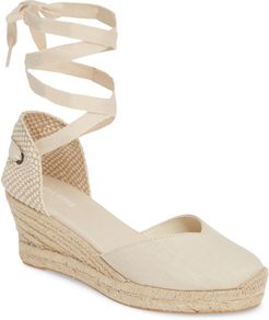 Lyon Ankle Wrap Wedge Espadrille