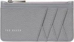 Gerii Leather Card Case - Grey