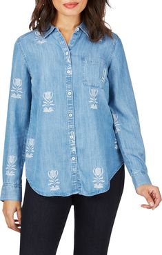 Haven Embroidered Floral Shirt