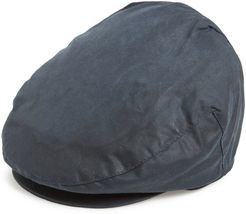 Waxed Cotton Driving Cap - Blue