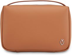 Signature 2.0 Faux Leather Toiletry Case Tan