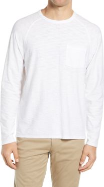 Slim Fit Long Sleeve Pocket T-Shirt
