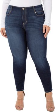 Plus Size Women's Liverpool Gia Glider Pull-On Skinny Jeans