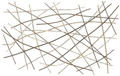 Willow Row Contemporary 36" x 55" Abstract Iron Wires Wall Art at Nordstrom Rack