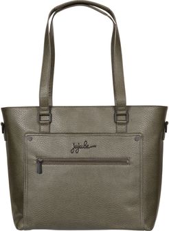 Ever Collection Everyday Faux Leather Diaper Tote - Green