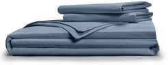 Pillow Guy Full/Queen Luxe Soft & Smooth Tencel Duvet Cover Set - Cadet Blue at Nordstrom Rack