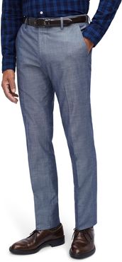 Big & Tall Bonobos Slim Fit Flat Front Cotton Chambray Pants