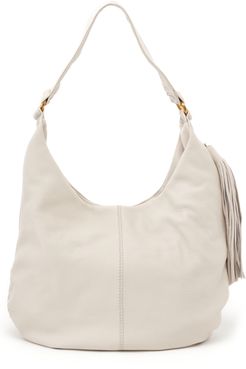 Gardner Leather Shoulder Bag - White