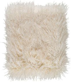 SURYA HOME Cream Kharaa Hide, Leather & Faux Fur Throw at Nordstrom Rack