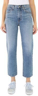 Highland High Waist Ankle Straight Leg Jeans