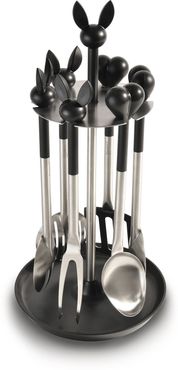 BergHOFF Silver/Black Kitchen Utensil 7-Piece Set at Nordstrom Rack