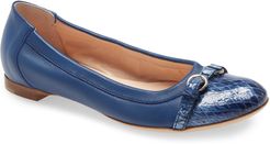 Cap Toe Ballet Flat