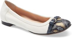 Cap Toe Ballet Flat