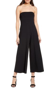 Strapless Wide Leg Jumpsuit