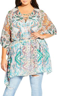 Plus Size Women's City Chic Casablanca Tunic Top