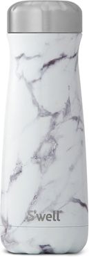 Traveler White Marble 20-Ounce Insulated Stainless Steel Water Bottle