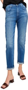 7 For All Mankind Peggi High Waist Ankle Straight Leg Jeans