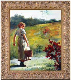 Overstock Art Returning From The Spring by Winslow Homer Framed Painting at Nordstrom Rack