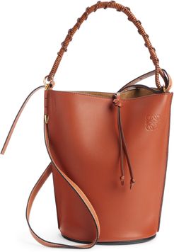 Gate Leather Bucket Bag - Brown