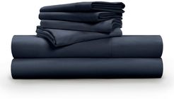 Pillow Guy Full Luxe Soft & Smooth Tencel Sheet Set - Dark Navy at Nordstrom Rack