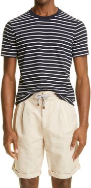 Stripe Slim Fit Cotton T-Shirt