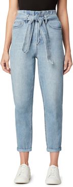 The Brinkley Paperbag High Waist Tapered Jeans