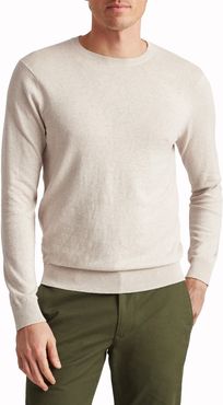 Cotton Blend Crewneck Sweater