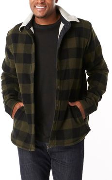 Anchor Line High Pile Fleece Lined Shirt Jacket