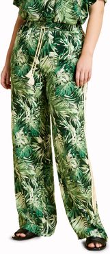 Plus Size Women's Marina Rinaldi Rebecca Printed Side Stripe Pants