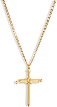 Three Nails Cross Necklace