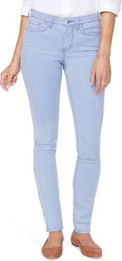 Alina Pinstripe High Waist Stretch Skinny Jeans